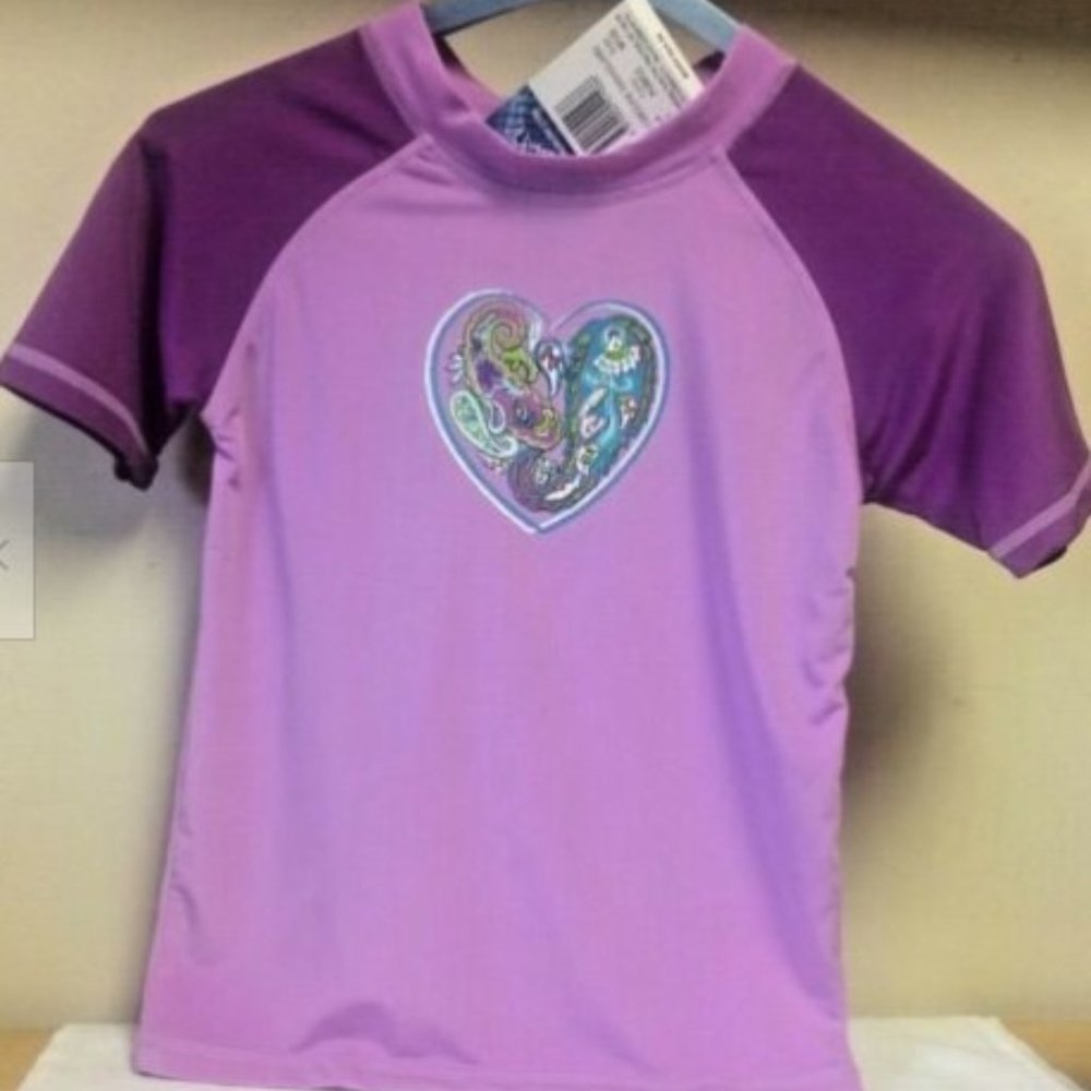 NWT Kanu Girl's UPF 50+ Sun Protective Swim Shirt